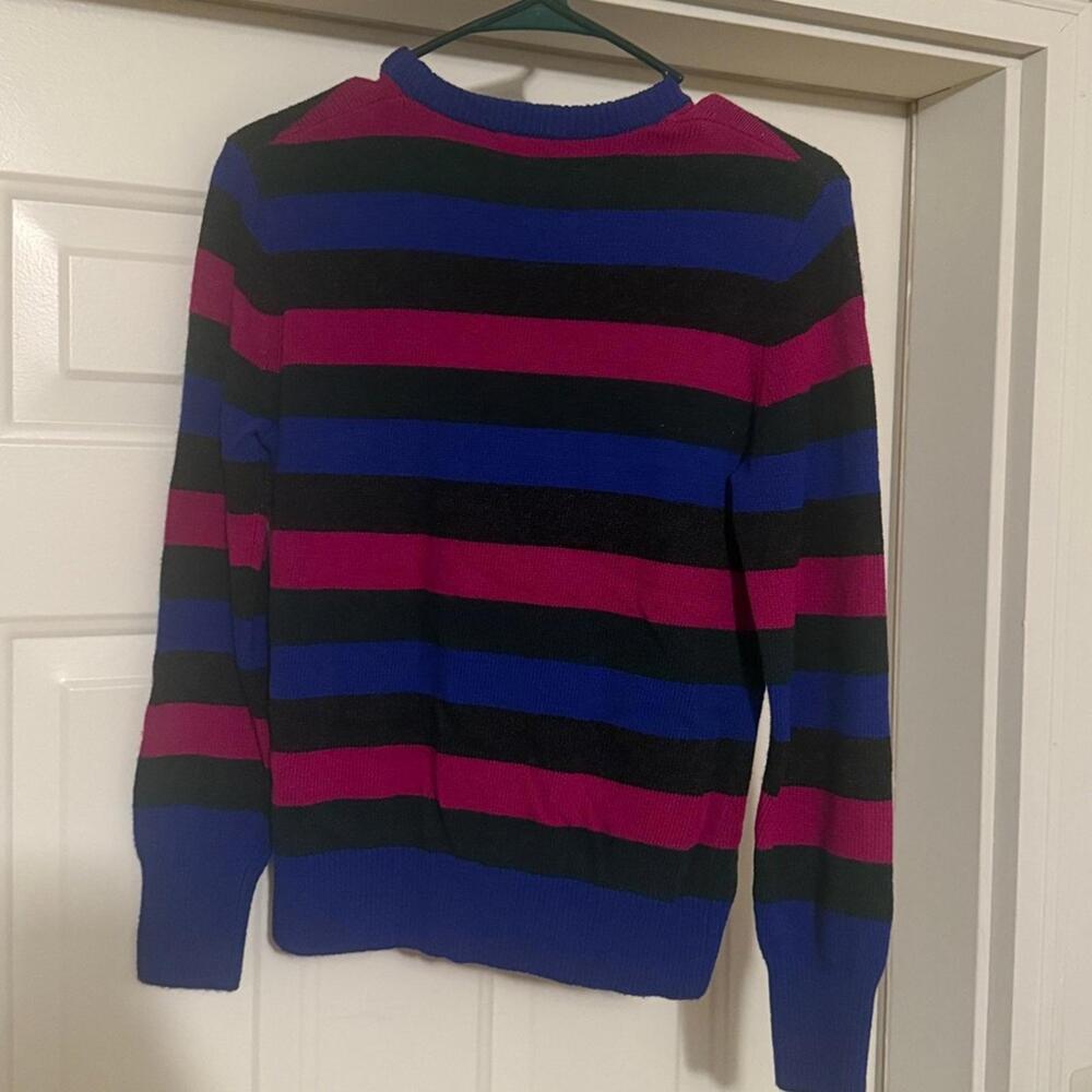 David lerner striped sweater